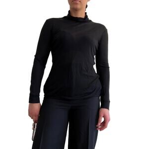 Vince Black Turtleneck Long Sleeve
